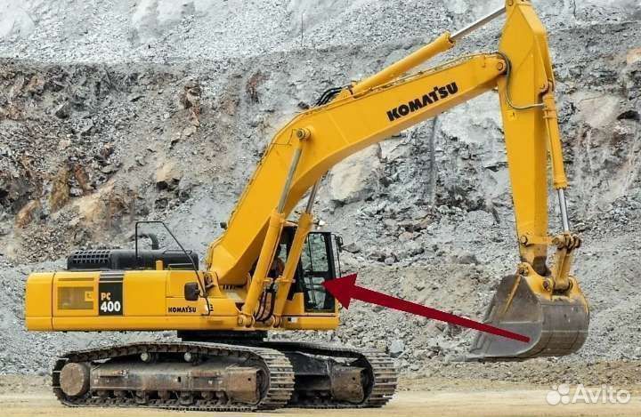 Стекло на экскаватор Komatsu pc 200-400