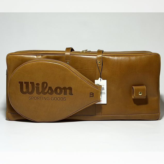 Кожаная сумка Wilson Showman Leather Tennis Bag