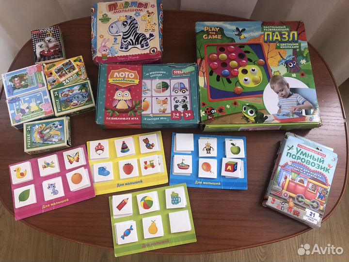 Развивающие настольные игры,пазлы