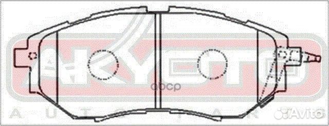 Колодки тормозные дисковые передние AKD-7499 AK
