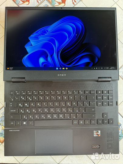 HP Omen, 15, Ryzen 5, 16GB RAM, RTX 3060, 512GB