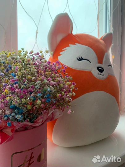 Плюшевая игрушка лиса