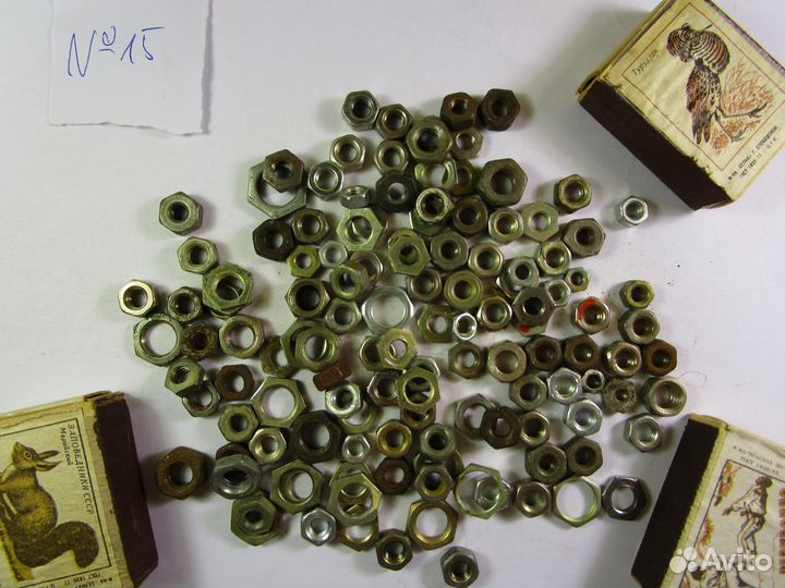 II) Миниатюрные болтики, гайки шайбы. СССР