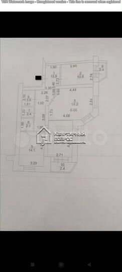 3-к. квартира, 78,1 м², 2/5 эт.