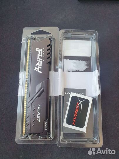 Оперативная память Kingston Fury Beast Black 8гб