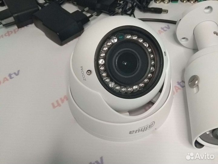 Комплект уличного видеонаблюдения 7 камер