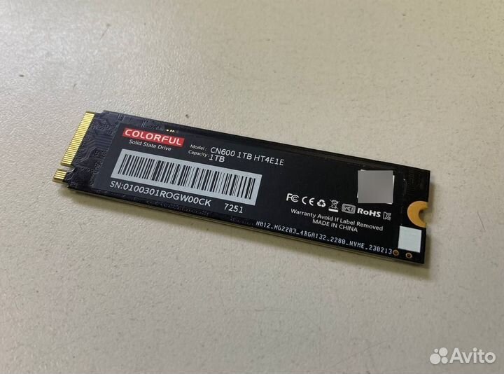 1TB SSD M2 NVMe Colorful CN600