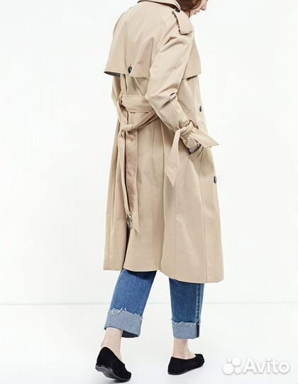 Плащ тренч stradivarius