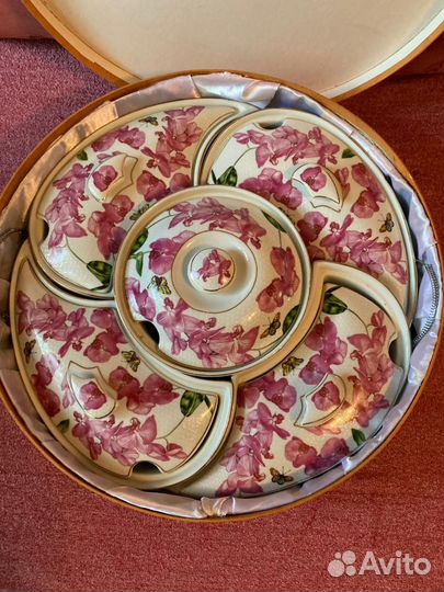 Менажница для салатов, фарфор