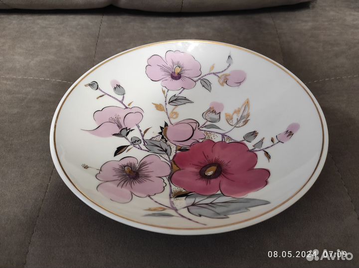 Тарелочка фарфор лфз