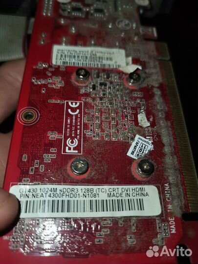 Видеокарта gt 430 palit