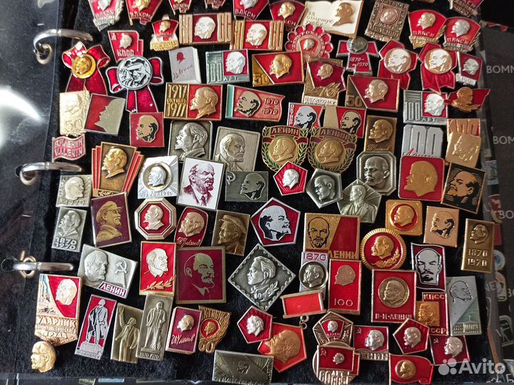 Значки ссср.Ленин
