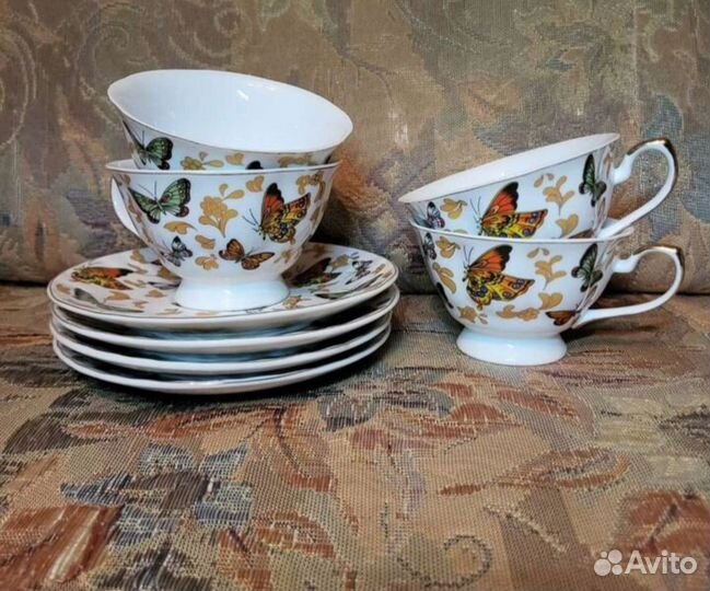 Новый Сервиз с бабочками