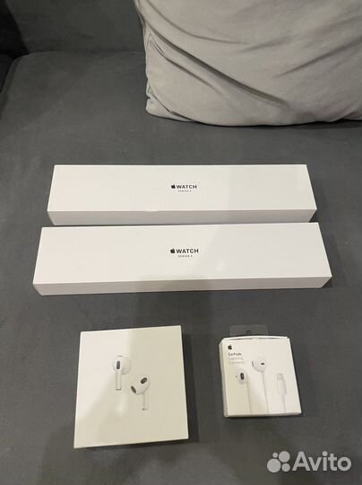 Коробка для apple watch и наушников