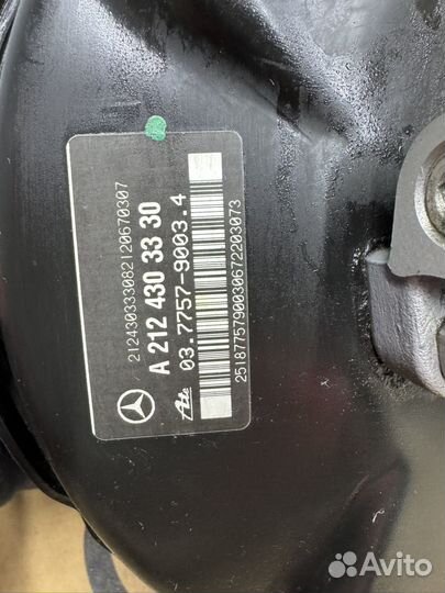 Вакуумный усилитель тормозов на Mercedes W212