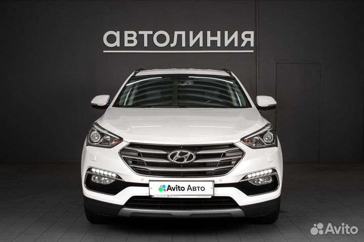 Hyundai Santa Fe 2.2 AT, 2017, 105 000 км