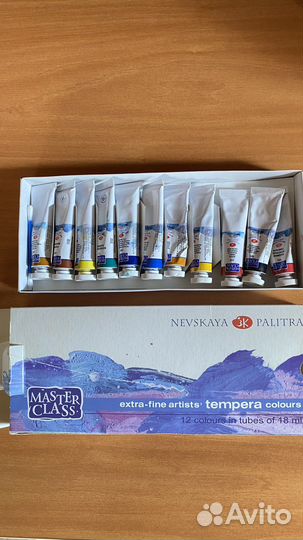 Краски темперные невская палитра