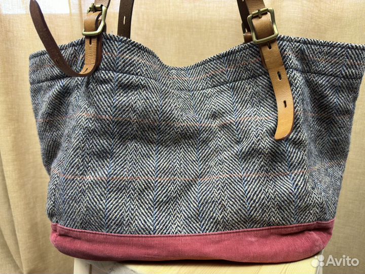 Harris Tweed Женская Сумка Оригинал Твид