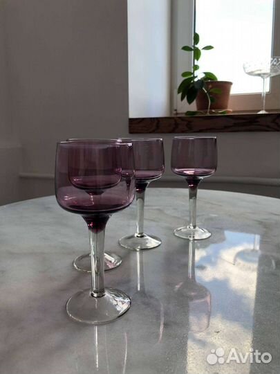 Бокалы фужеры рюмки