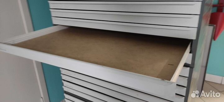 Шкаф стеллаж выдвижной, четыре яруса