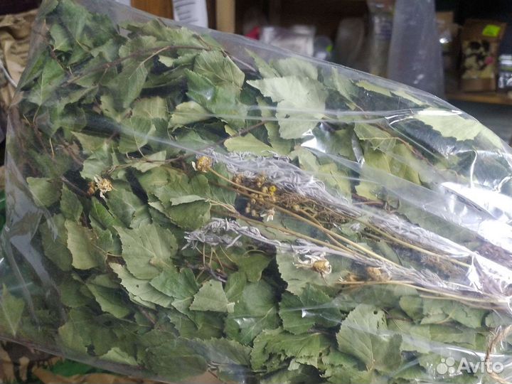 Банная лавка. Веники, травы. Всё для отдыха