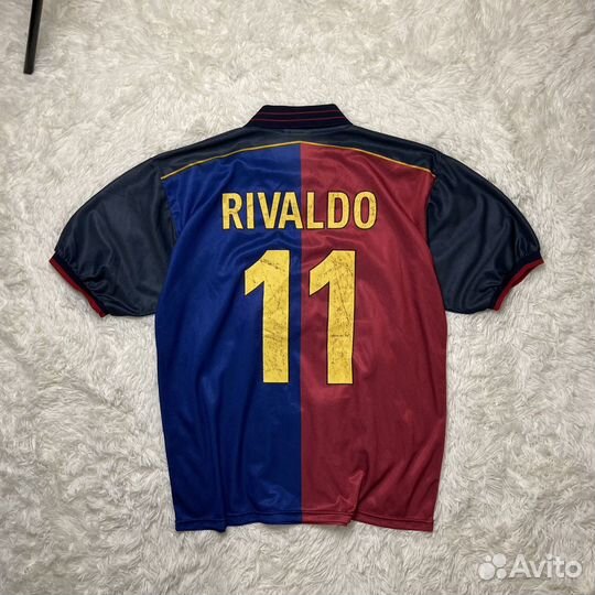 Редкая футболка Barcelona 1899-1999 Rivaldo