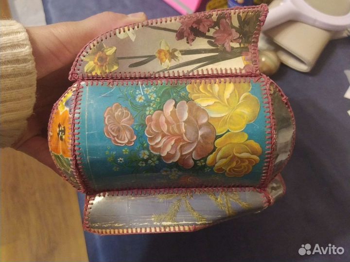 Шкатулка СССР из открыток 1980г