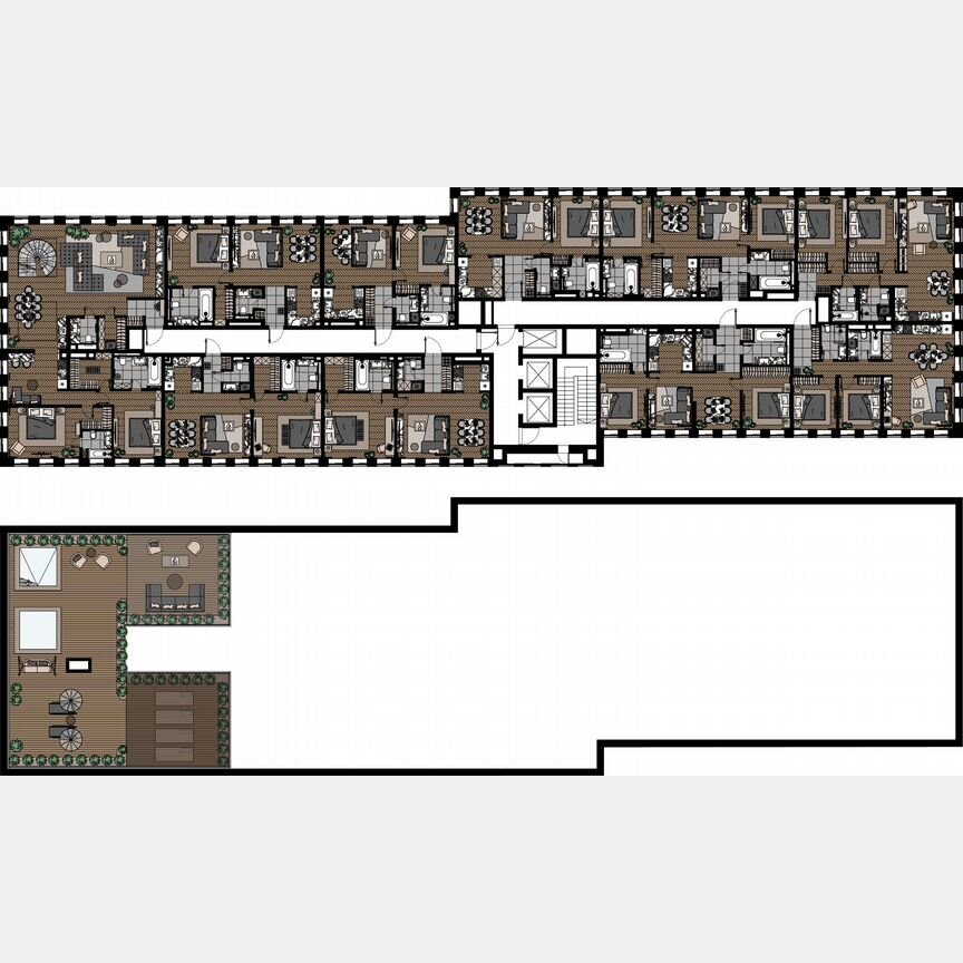 2-к. апартаменты, 145,4 м², 23/23 эт.