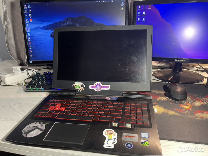 Игровой ноутбук hp omen FullHD i5 gtx1050