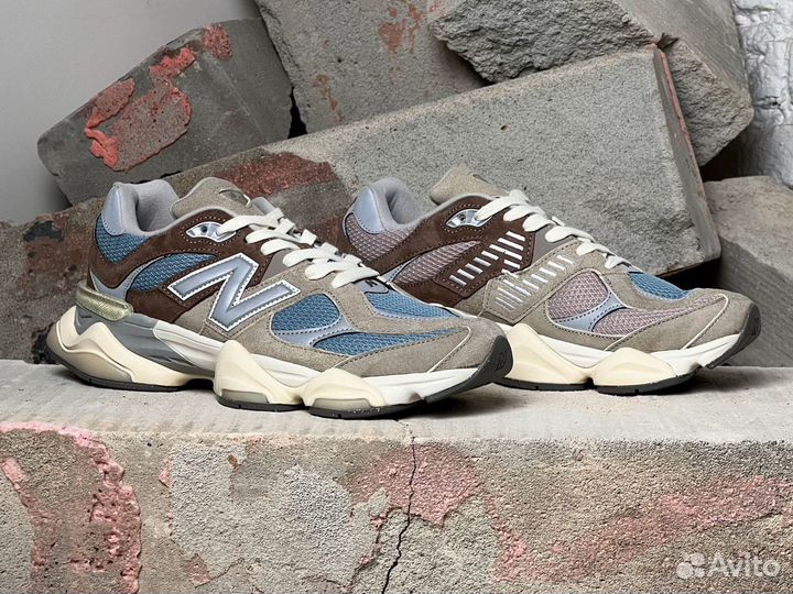 New Balance 9060 Sea Salt and Blue