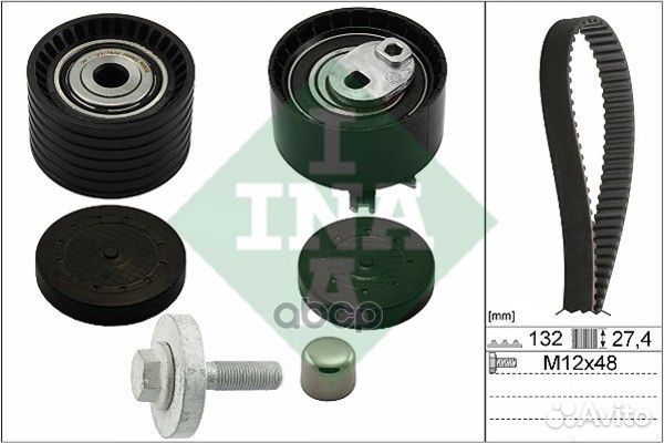 Комплект ремня грм renault logan/sandero (Z 132)