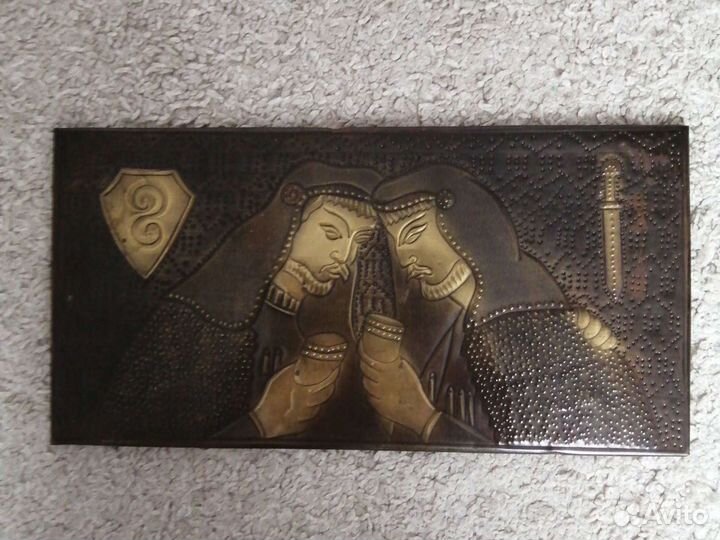 Картина чеканка СССР