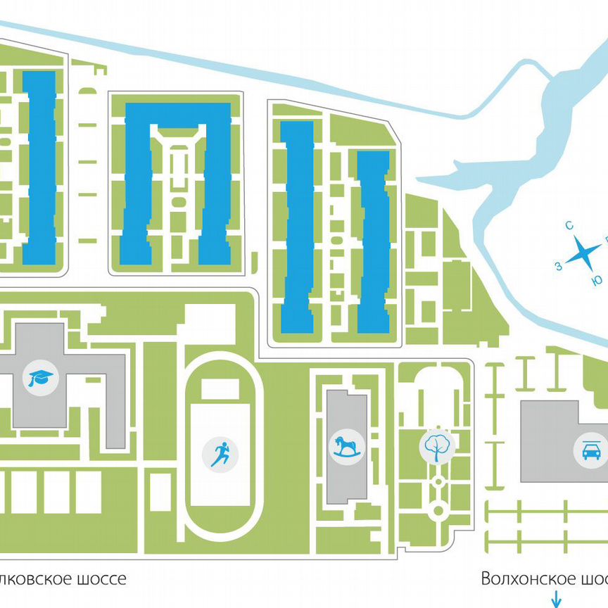 1-к. квартира, 41,8 м², 2/5 эт.