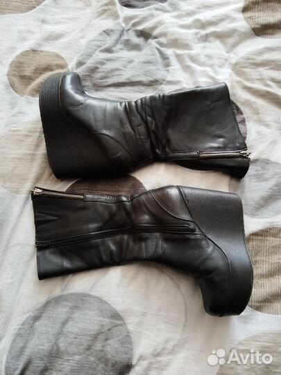 Сапоги женские зимние натуральная кожа 37