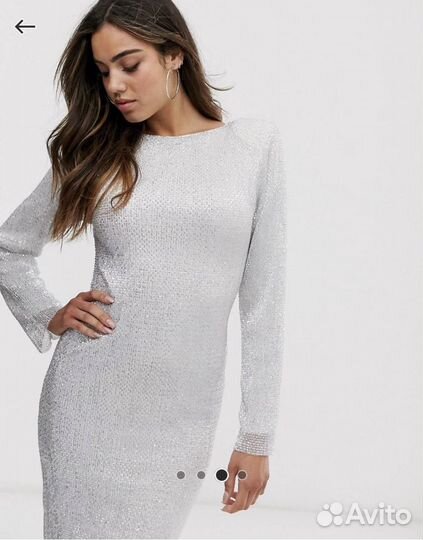 Платье в пайетках