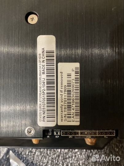 Видеокарта nvidia geforce gtx 1070 jetstream