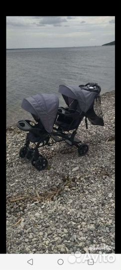 Коляска для двойни бу