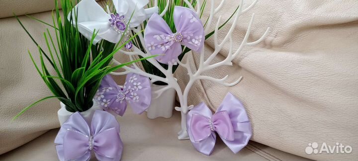 Набор бантов на резинке