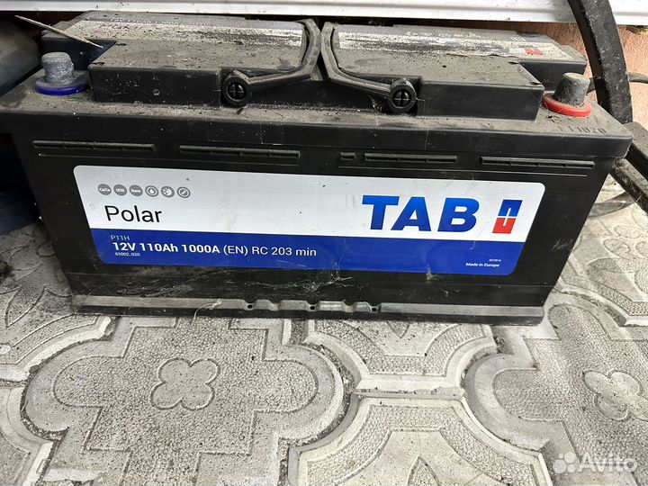 Аккумулятор tab polar 110ah 1000a