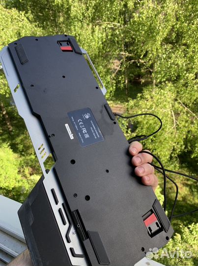 Игровая клавиатура Bloody B418 черный