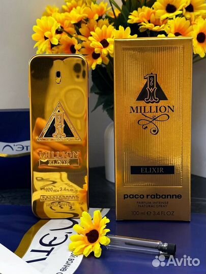 Paco rabanne 1 Million Elixir 100 млл парфюм