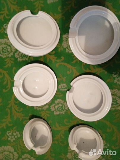 Крышки фарфоровые от сахарниц и чайников