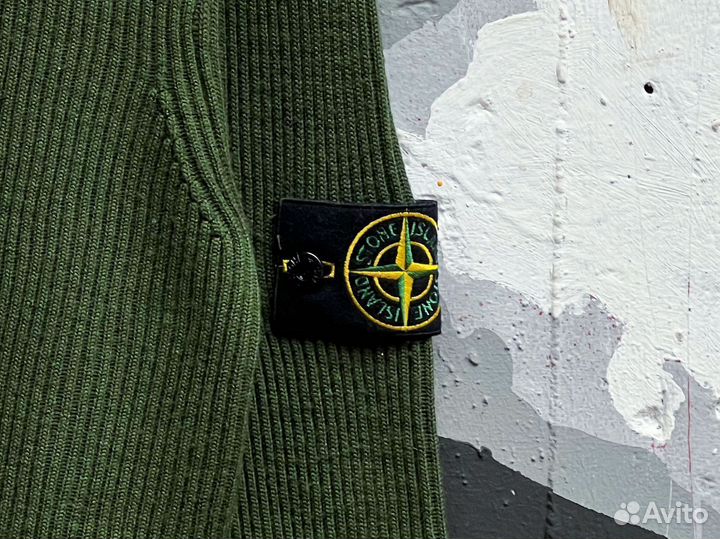 Водолазка stone island olive green
