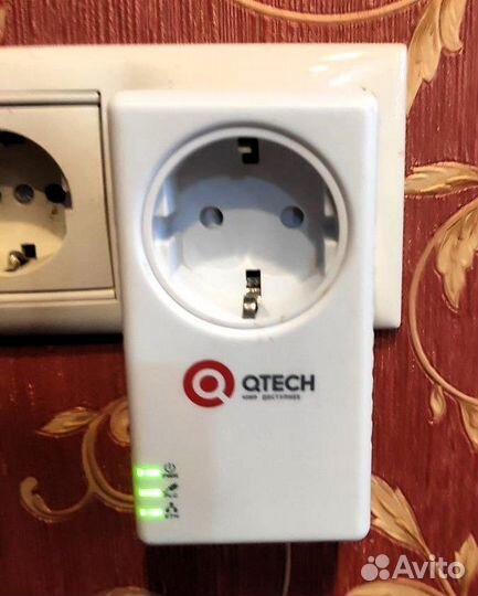 PLC адаптер qtech для локальной сети c доставкой