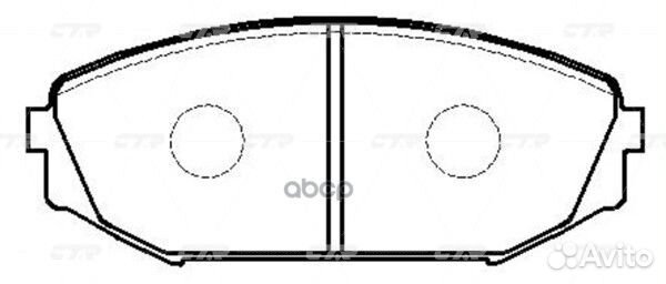 GK-0330 колодки дисковые перед Acura MDX 01 G