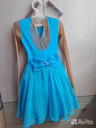 Платье для выступлений фигурное катание 140