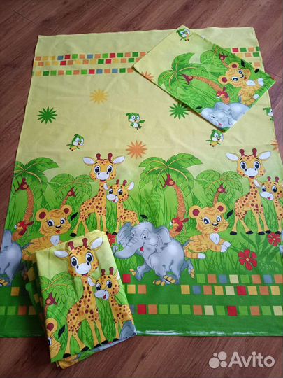 Постельное 3 расцветки детское 120*150