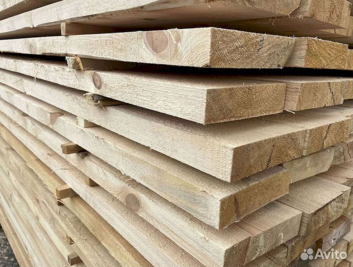 Доска обрезная 1 сорт 25х100х6000