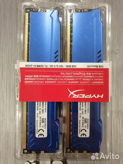 Оперативная память kingston HyperX fury ddr3