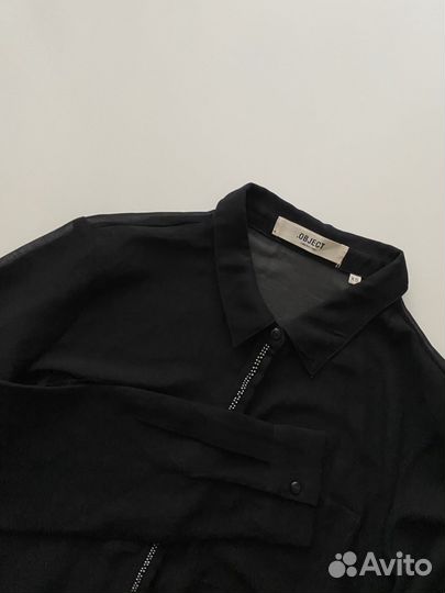 Черная рубашка Object